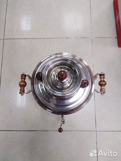 Самовар 5л угольный Герб РФ