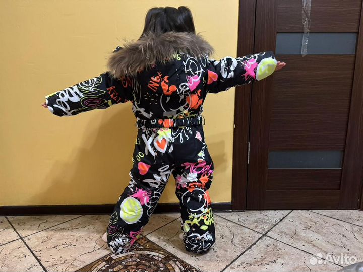 Комбинезон зимний детский утеплённый 122-152