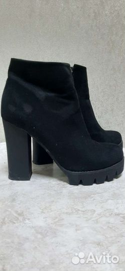 Ботильоны замша 38
