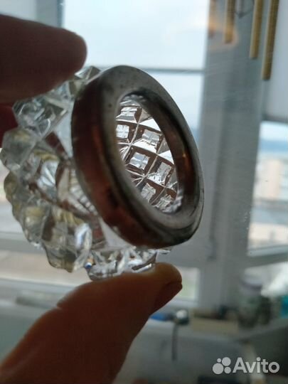 Солонка хрустальная СССР