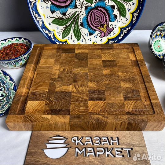 Торцевая доска дуб 25х30