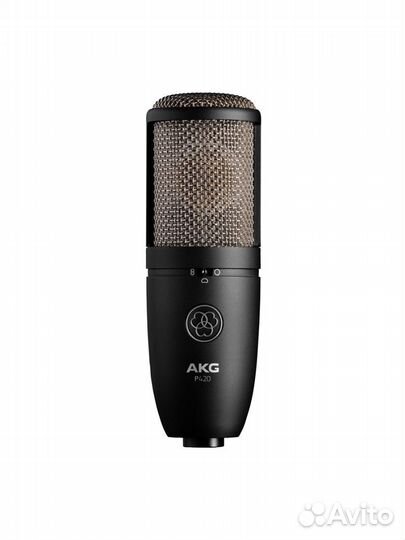 Микрофон проводной AKG P420, разъем: XLR 3 pin (M)