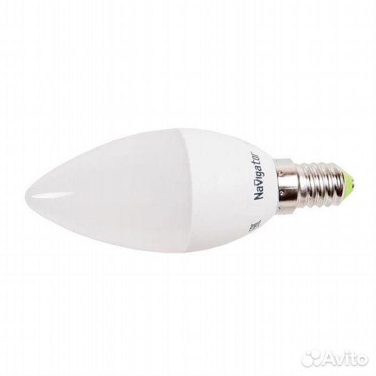 Лампа светодиодная LED 5вт E14 белый матовая свеча