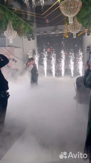 Холодные фонтаны на свадьбу