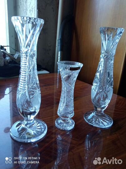 Хрустальные вазы чехия, польша