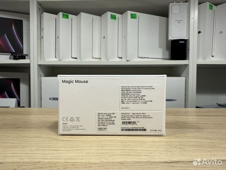 Мышь apple 3 black