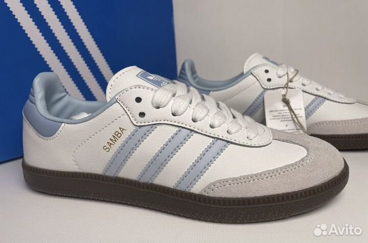 Adidas Samba halo blue