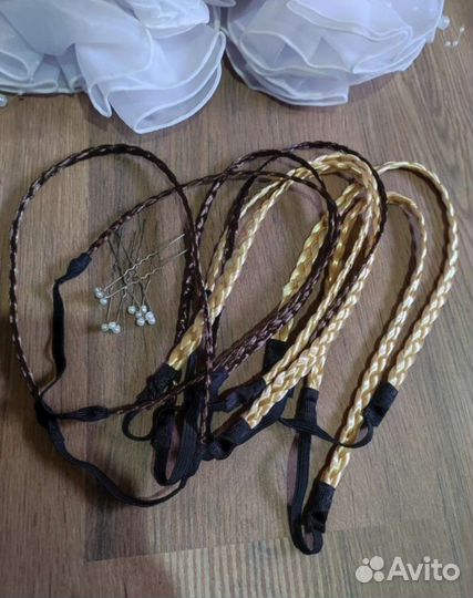 Резинки для волос. Банты. Ободки