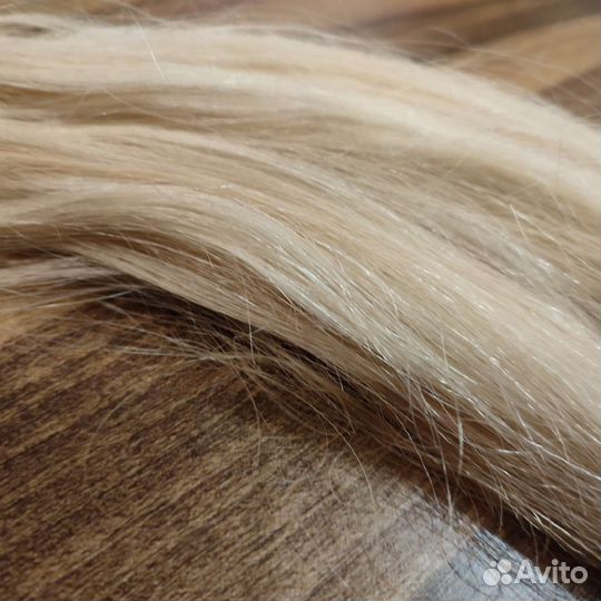 Волосы для наращивания блонд бу