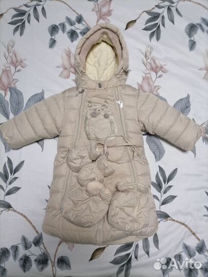 Зимний комбинезон - трансформер 80 см