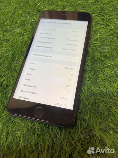 iPhone 8 plus 256gb гарантия