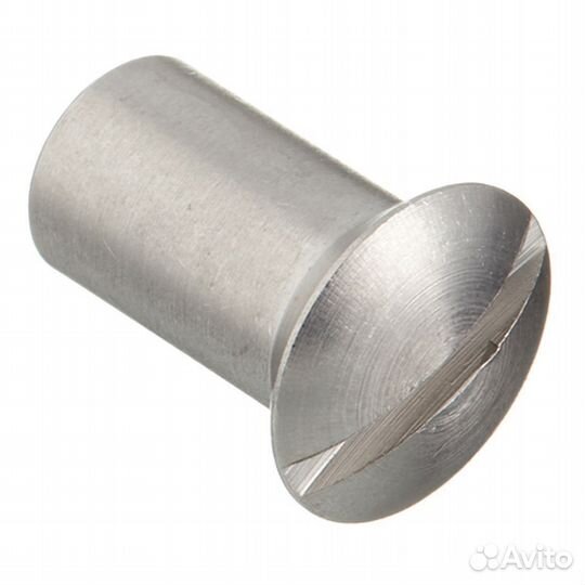 Гайка Эриксона M8 полупотайная головка прямой шлиц