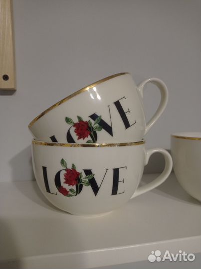 Кружки и блюдце HM Home