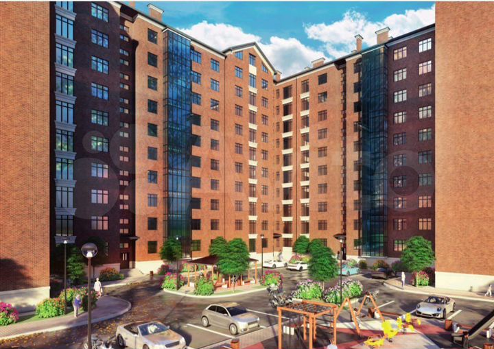 2-к. квартира, 69,2 м², 2/10 эт.