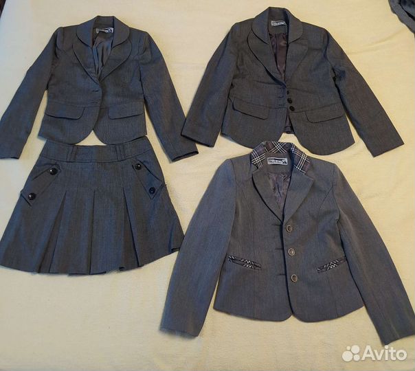 Форма школьная серая 122-134