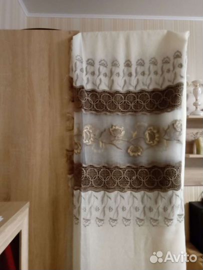 Тюль лен