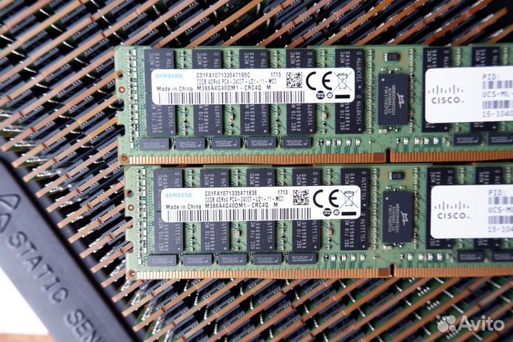 32Gb Серверная память DDR4 Samsung 2400T LRdimm