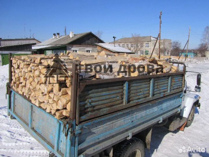Дрова березовые колотые