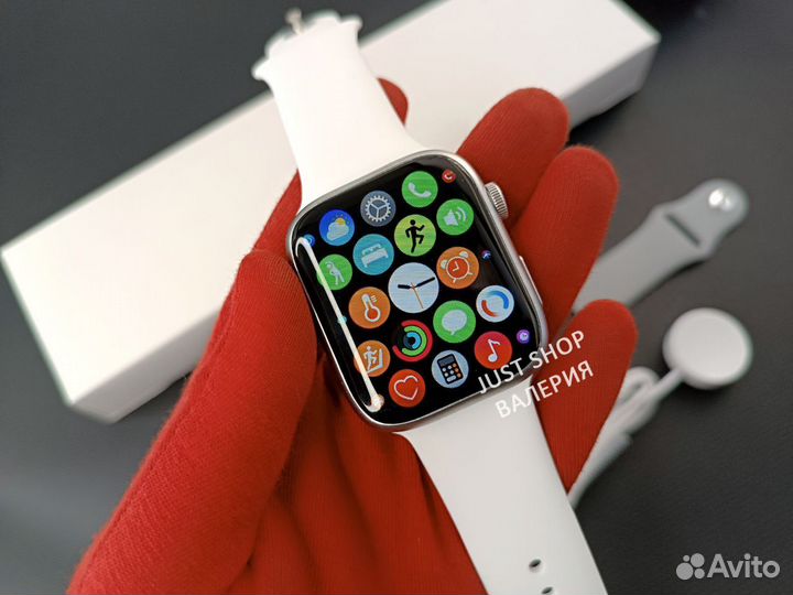 Часы Apple Watch 8 (Белые) (Гарантия)