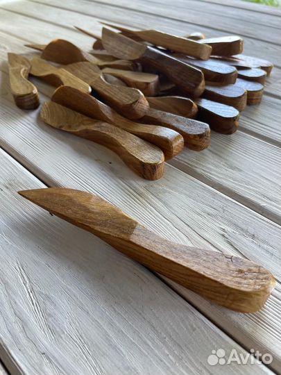 Нож из дуба проварен в масле для масла,и др