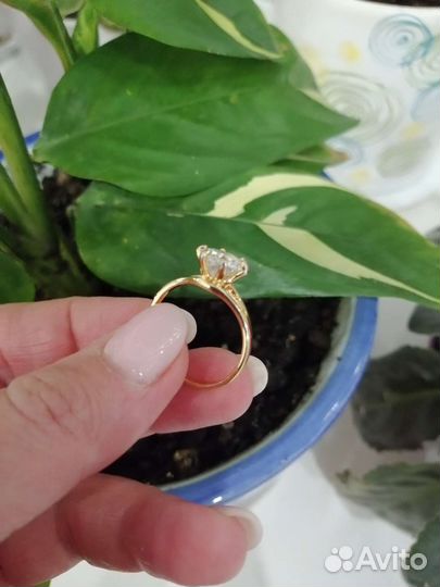 Позолоченное кольцо