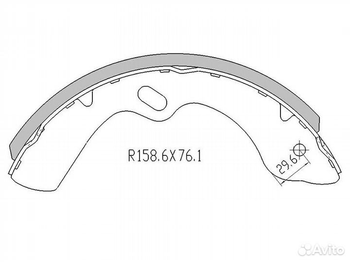 Колодки тормозные перед isuzu 15- (3,5т)