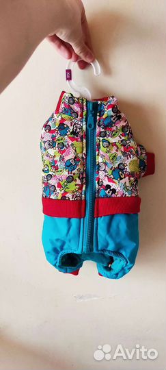 Зимний комбинезон для собаки размер XS