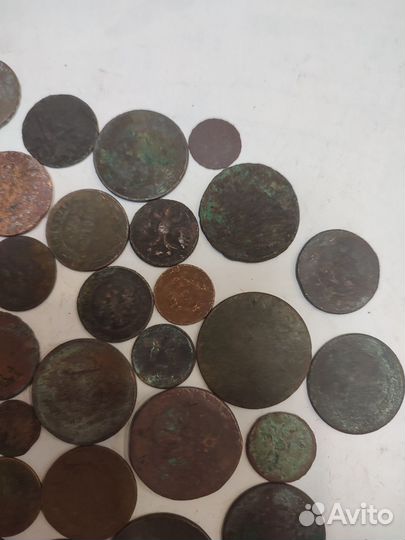 50 медных монет Лот 1