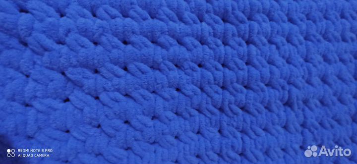 Плед детский вязаный ручная работа