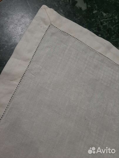 Скатерть СССР винтаж Лен