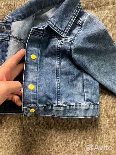 Джинсовая куртка детская 80