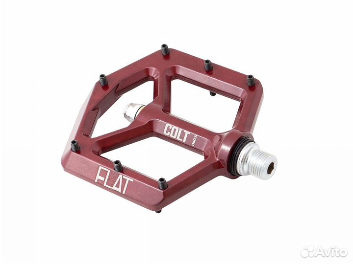 Педали Colt Bikes Flat, красный