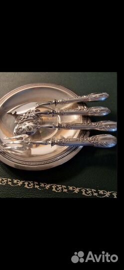 Столовое антикварное серебро 800проба