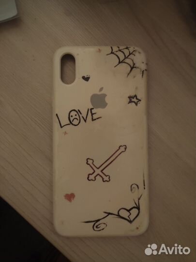 Кастомный чехол на iPhone XS max Lil Peep y2k