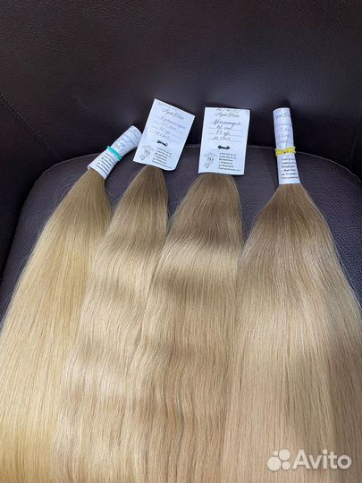 Волосы для наращивания в срезах