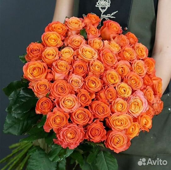 Роза букет из 51 розы с доставкой в Новосибирске
