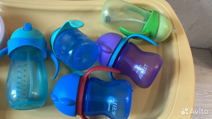 Поильник с трубочкой avent