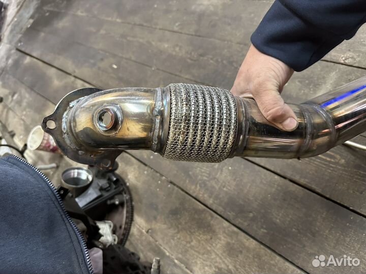 Даунпайп 76mm focus st mondeo