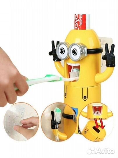 Дозатор для зуб пасты миньон