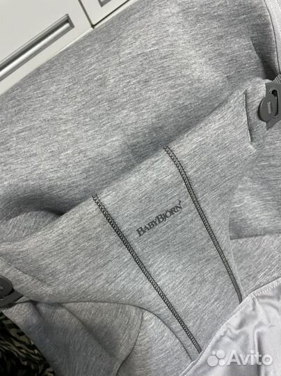 Чехол новый Baby Bjorn серый меланж джерси