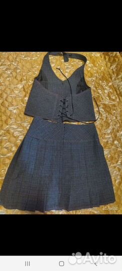 Школьная форма для девочки серая 152 158