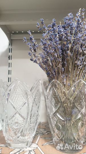 Ваза хрустальная