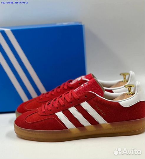 Кроссовки Adidas Gazelle Red (Арт.85319)