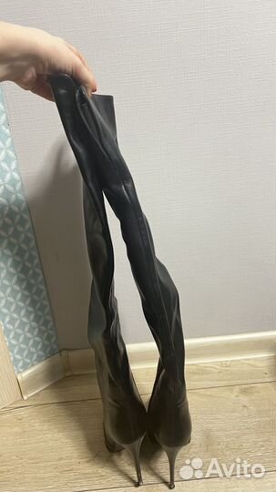 Ботфорты натуральная кожа