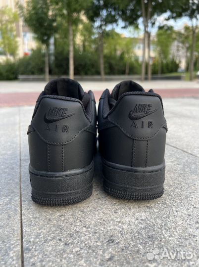 Кроссовки Nike air force 1 черные