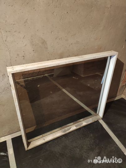 Окно алюминиевое бу 960х840