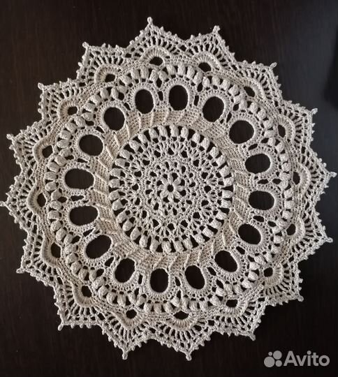 Вязание крючком Салфетки на стол