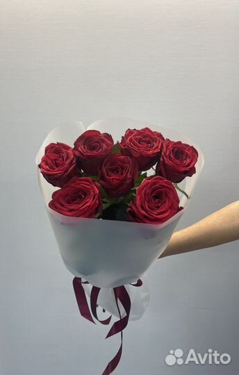 Букет красных роз