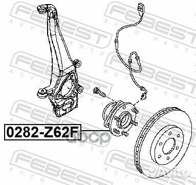 Ступица передняя nissan QX80/QX56 Z62 2010.03