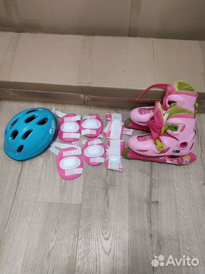 Роликовые коньки детские раздвижные